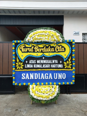 Papan Bunga Duka di Pamoyanan
